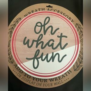 Mainstays Brown Circular Wall Decor, for crafting or use alone, NWT